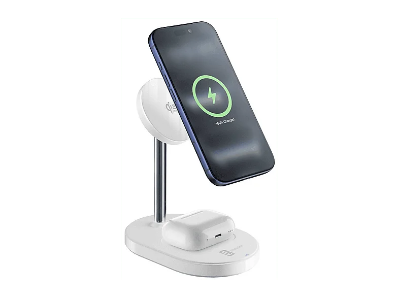 Caricatore Wireless Cellularline MAG DUO Qi2.2 25W