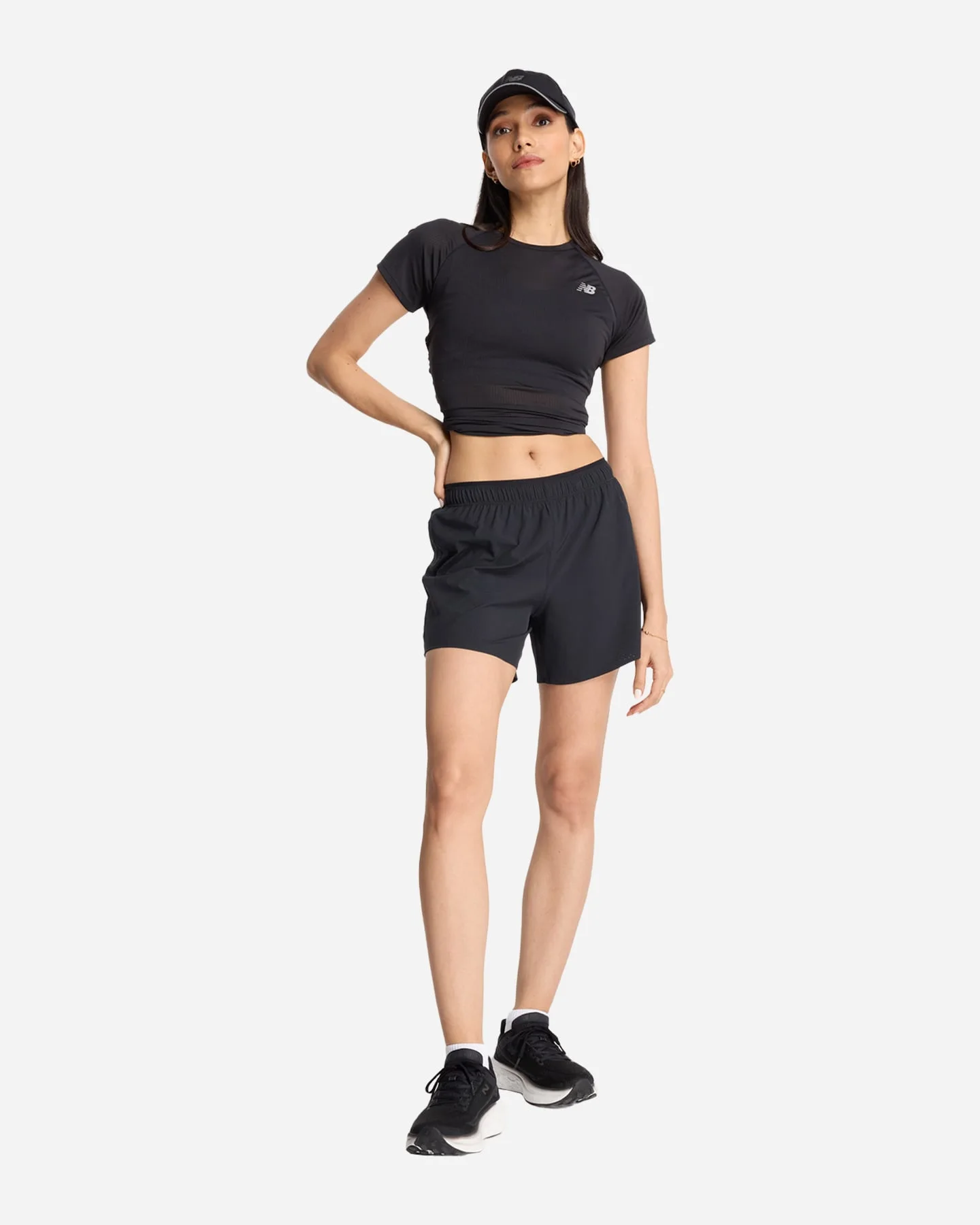 New Balance Seamless 5 W - Short Running - Donna - vista 4