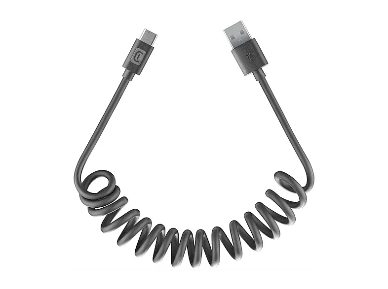 Cavo USB Cellularline to USB-C Spiral Cable