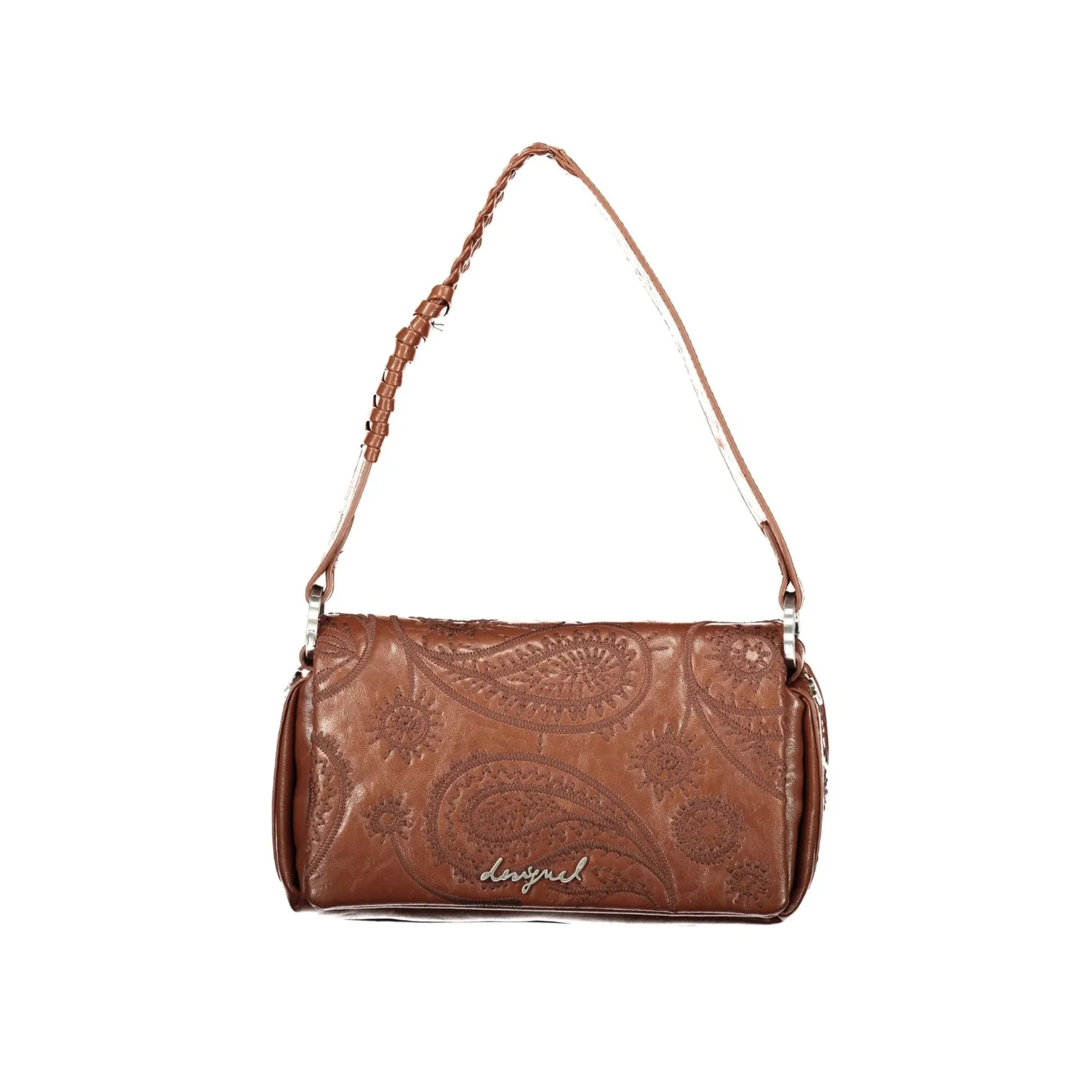 Desigual Borsa a Spalla Donna Ricamo Logo