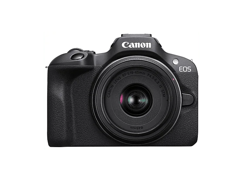 Canon EOS R100 con obiettivi RF-S 18-45mm e 55-210mm