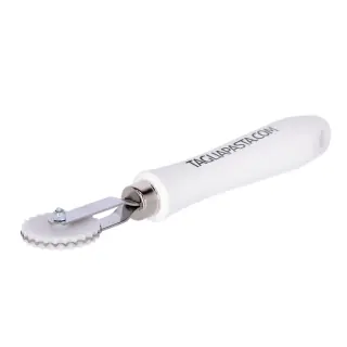 Rotella taglia e chiudi pasta lama dentata - Larghezza 4 mm