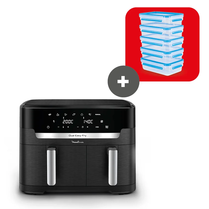 Moulinex Dual Easy Fry XXL Set 5 Contenitori