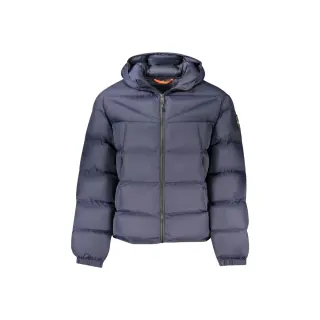 Napapijri Giubbotto Uomo Blu con Cappuccio Relaxed Fit e Dettagli Logo