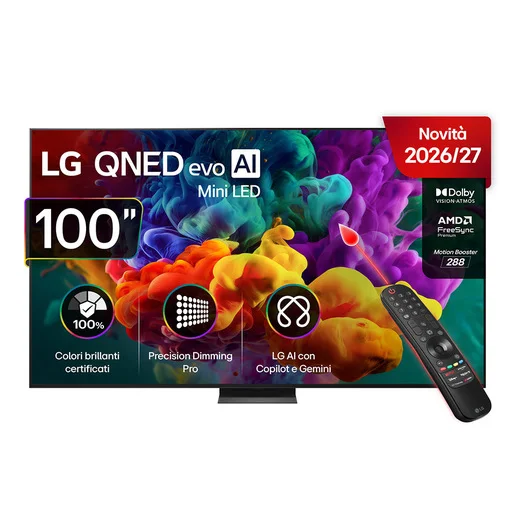 LG QNED evo AI MiniLED 100'' Serie QNED87B