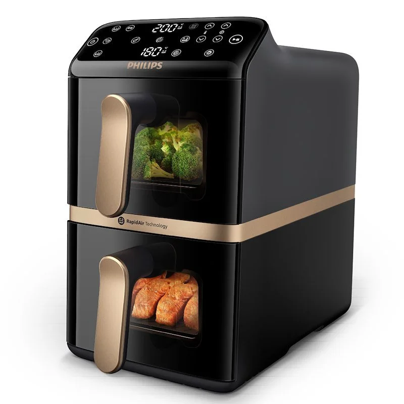 Philips Serie 4000 Airfryer con doppio cestello verticale - vista 2
