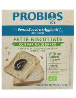 Fette Biscottate con Farina di Farro Probios