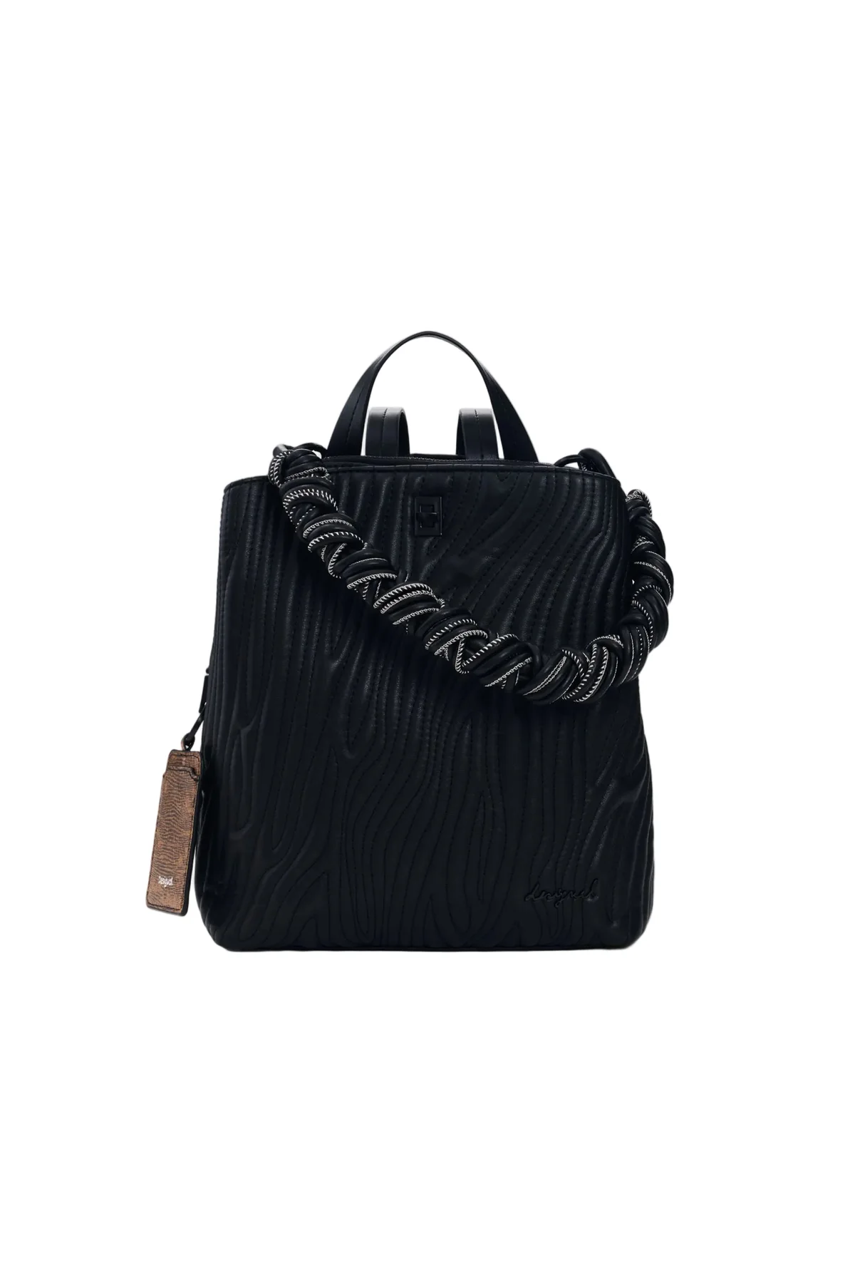 Desigual Zaino Donna Nero Logo