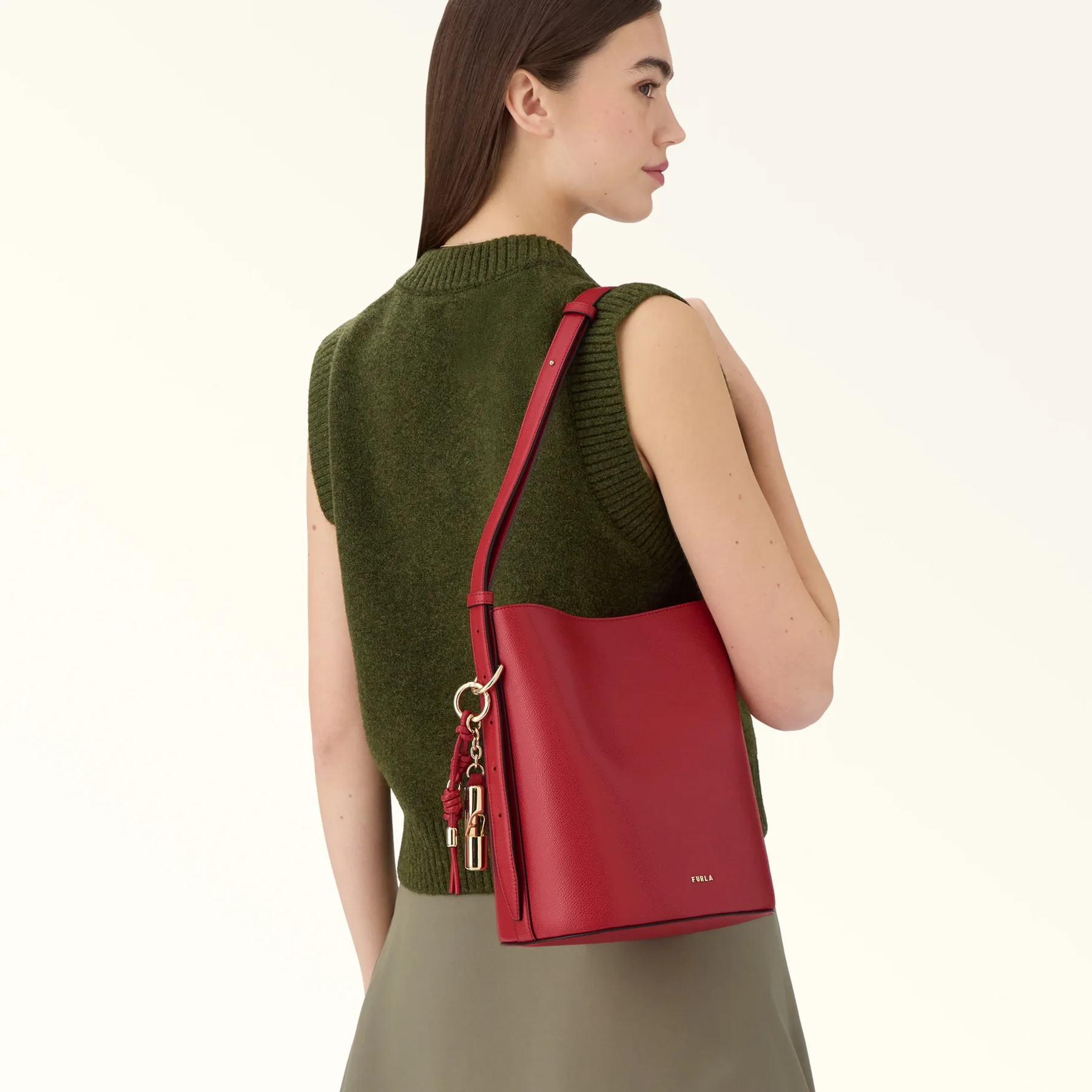 Furla Borsa Donna Tracolla Pelle Roxie Logo - vista 2