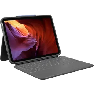 Custodia con tastiera Logitech Rugged Folio per iPad di decima generazione