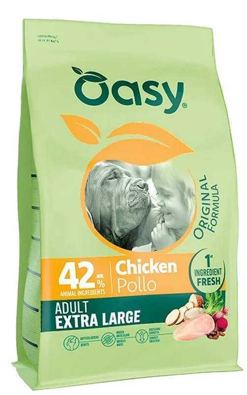 Oasy Dog Original Formula Adult Extra Large Con Pollo - Sacco
