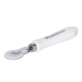 Rotella taglia e chiudi pasta lama liscia - Larghezza 4 mm