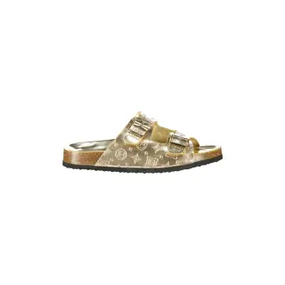 Sandali Donna Oro con Logo