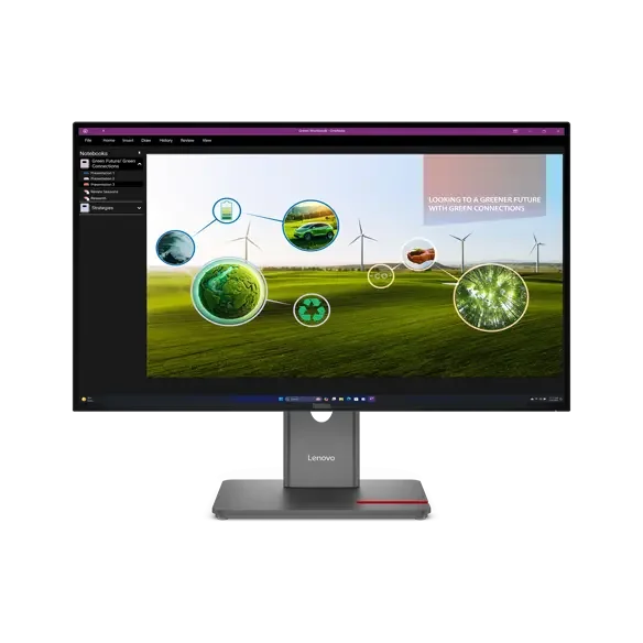 Lenovo Monitor ThinkVision P27Q-40 27" QHD - vista 2