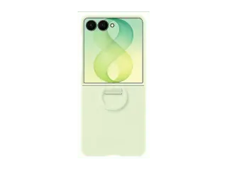 SAMSUNG Silicone Ring Magnet Case COVER per Samsung Z Flip8 Verde