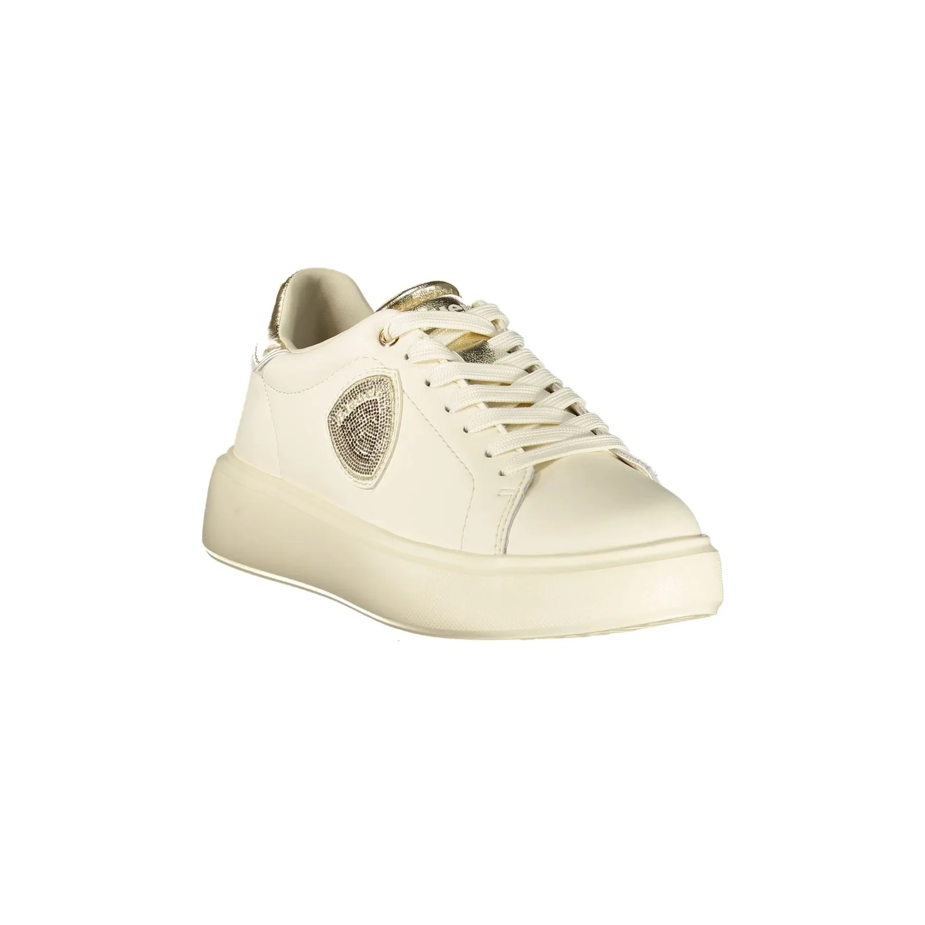 Blauer Sneakers Donna Beige Dettagli a Contrasto