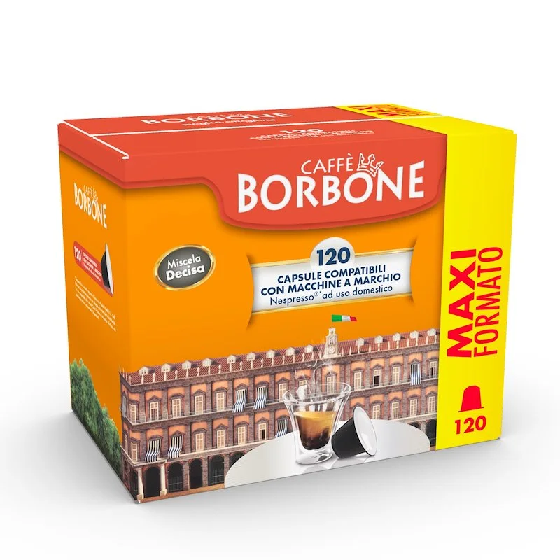 Caffè Borbone Capsule Compatibili Sistema Nespresso Miscela Decisa