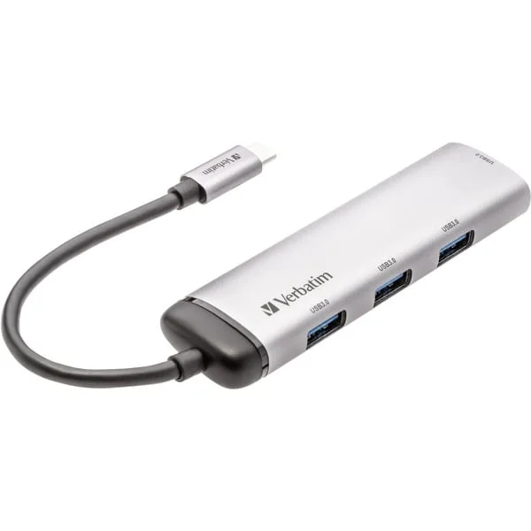 Hub Multiporta USB-C Verbatim