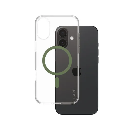 PanzerGlass CARE by ® Flagship Cover Trasparente Urban Combat con MagSafe iPhone 16 Plus