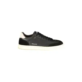 Blauer Sneakers Uomo Nere Stampa Logo