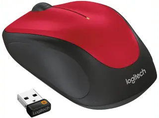 Logitech M235 Wireless Mouse Rosso