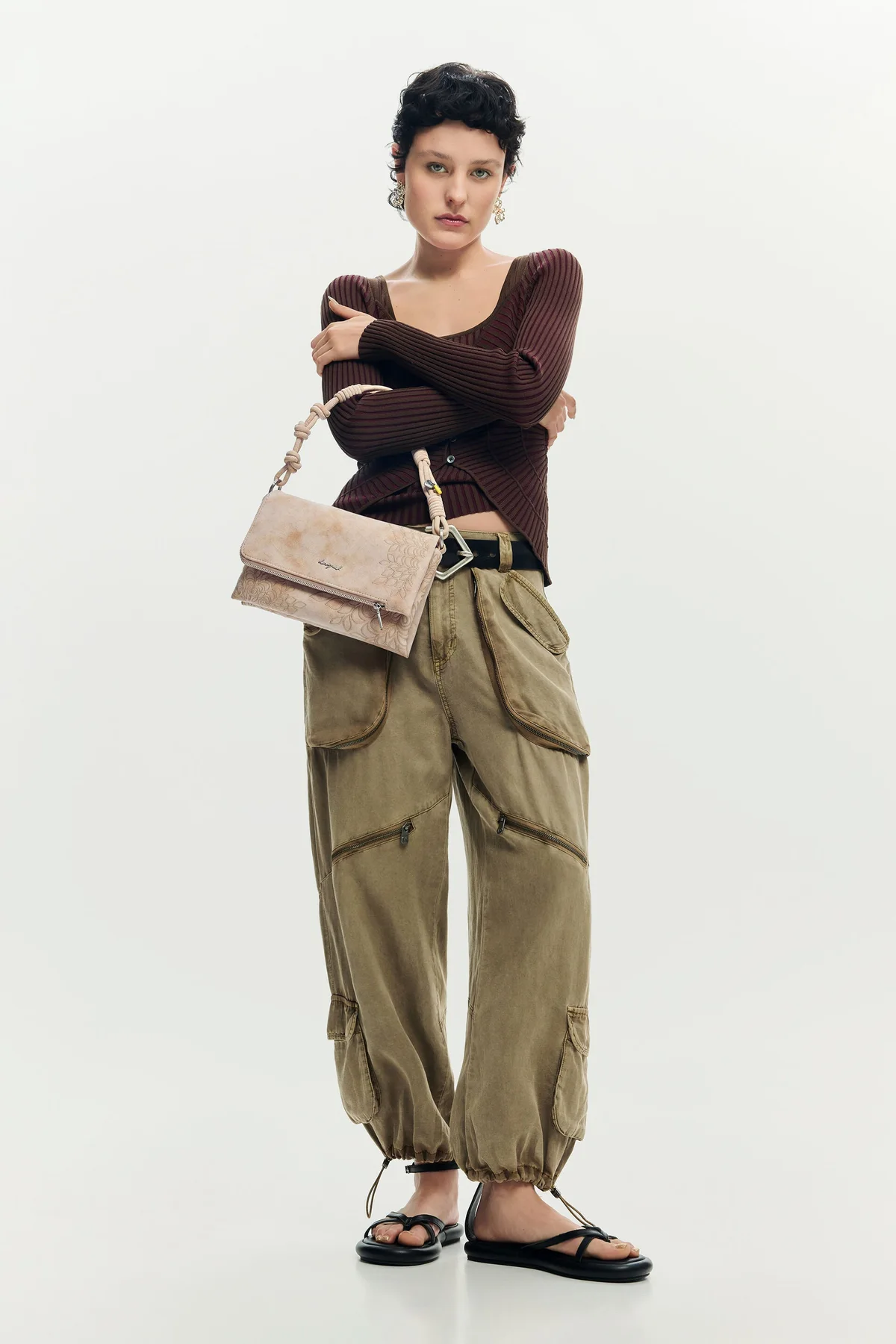 Desigual Borsa Sierra Sand Murano