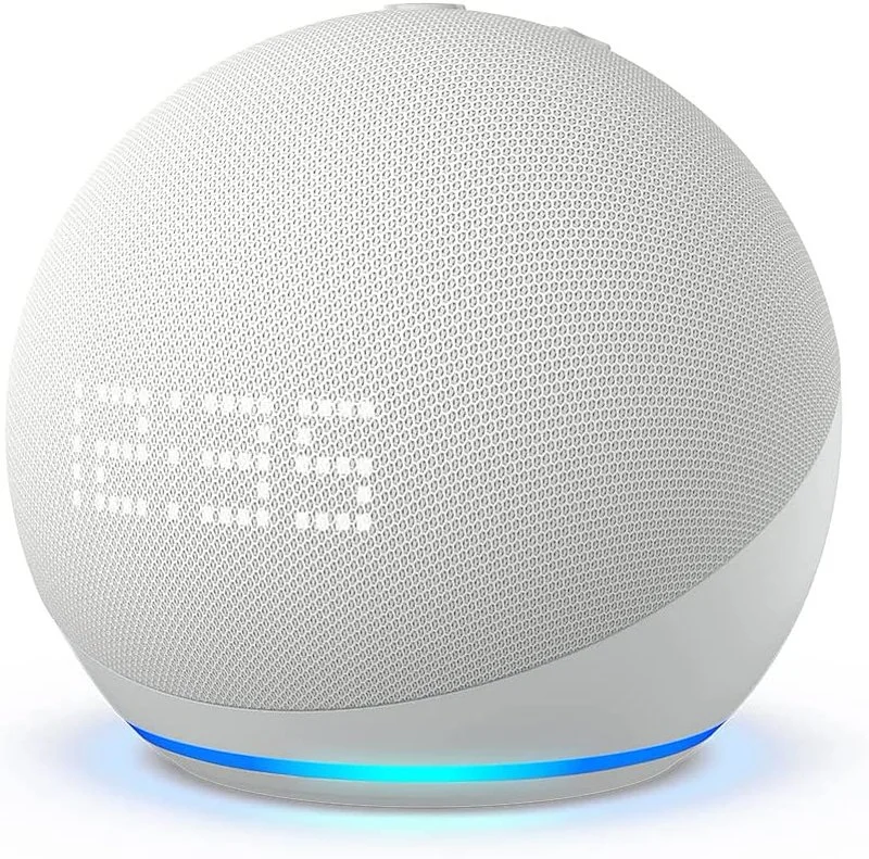 Amazon Echo Dot (5. Gen) con Orologio