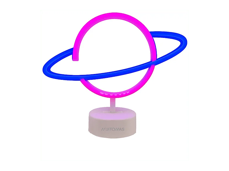 Muitomas Lampada Neon Saturno