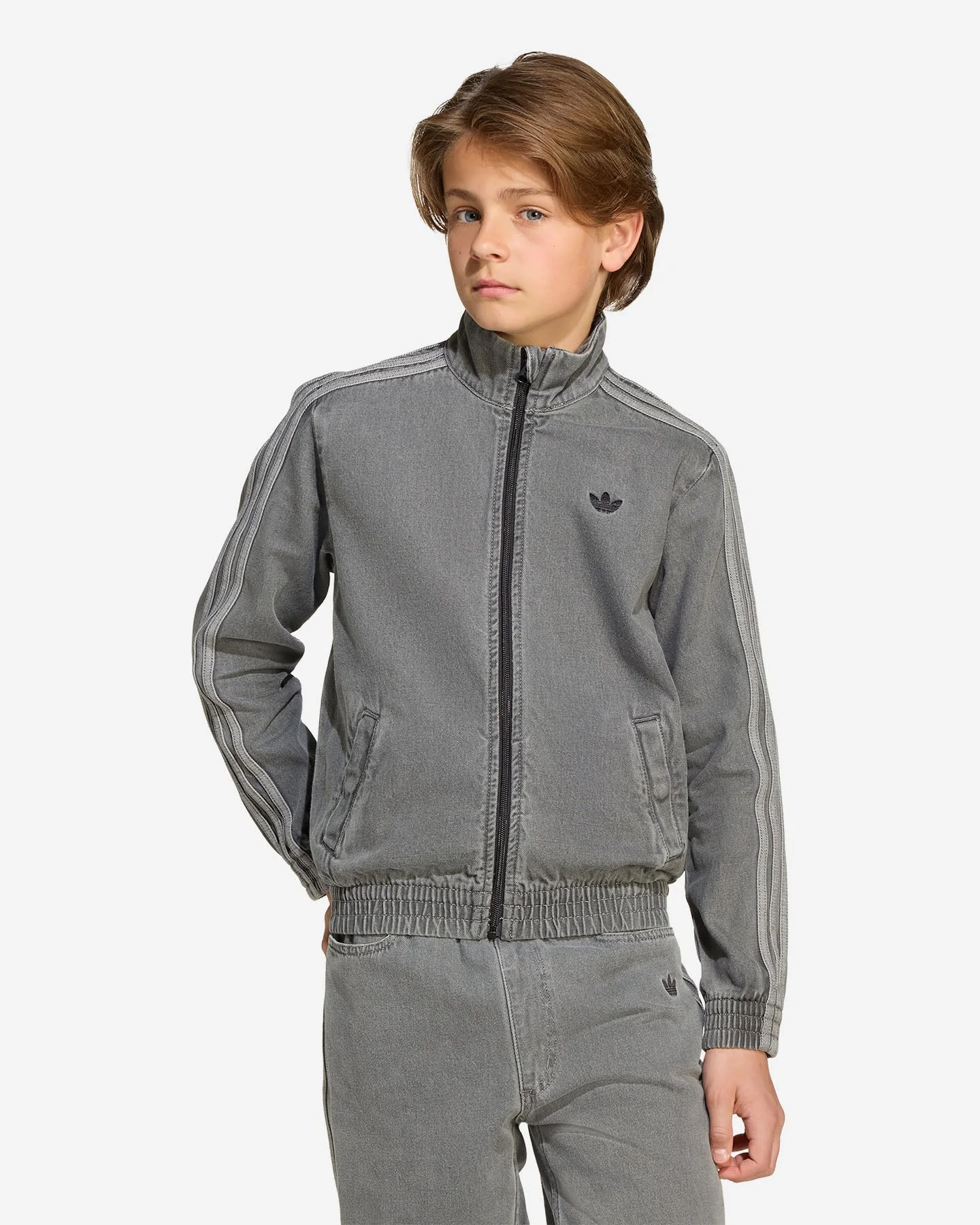 Adidas O Girl Jr Giubbotto Denim Bambina - vista 2