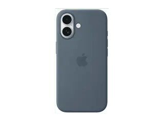 Custodia MagSafe in silicone per iPhone 17 - Blu salmastro