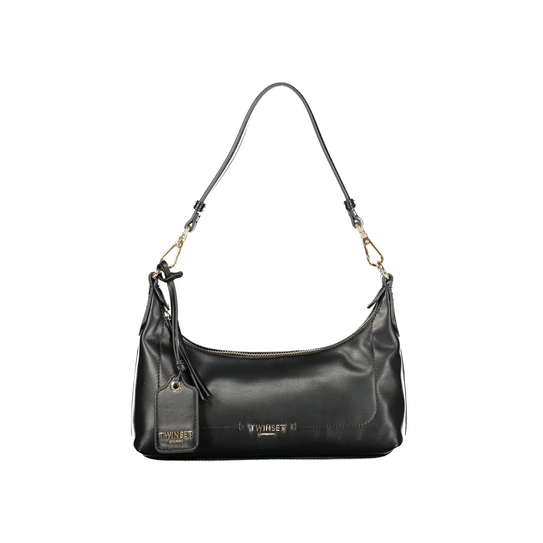 Twinset Borsa a Tracolla Donna Nera con Logo