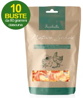 Nature Snack Involtini Di Pollo E Mela Per Cani