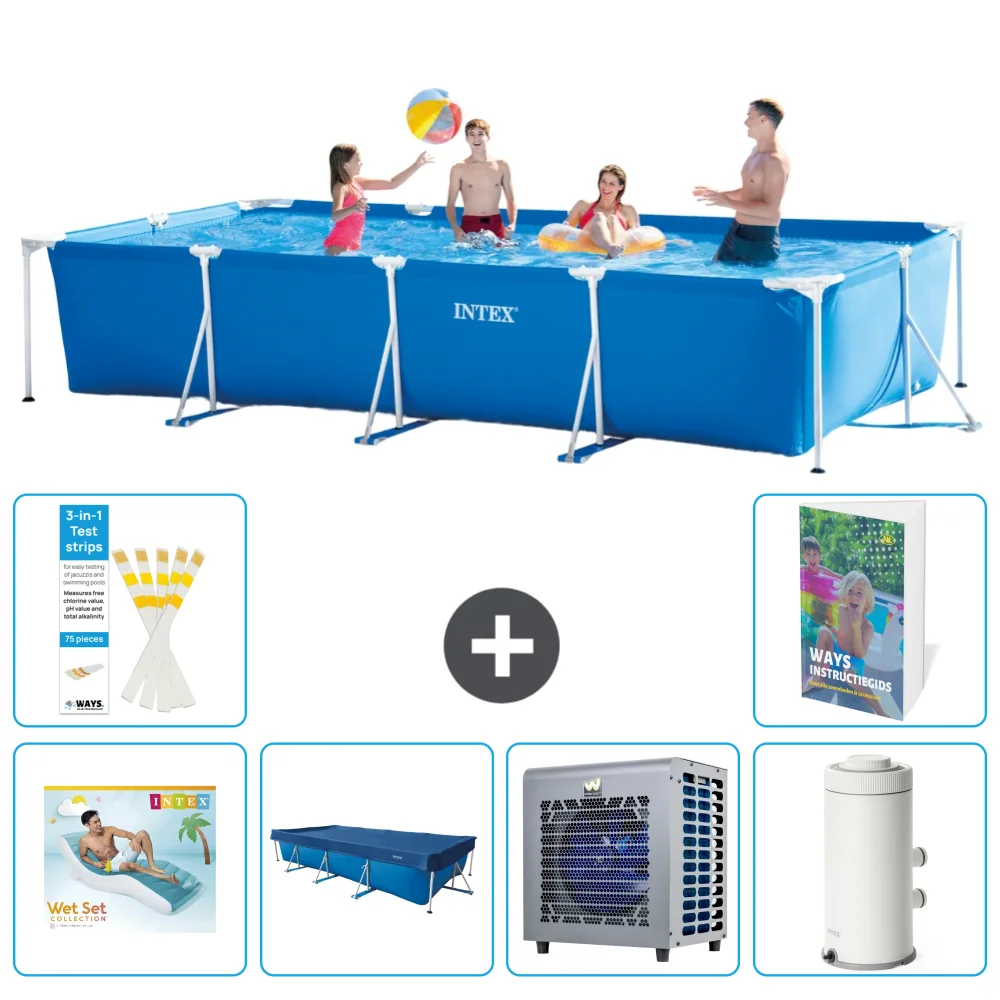 Intex Piscina Con Struttura Rettangolare