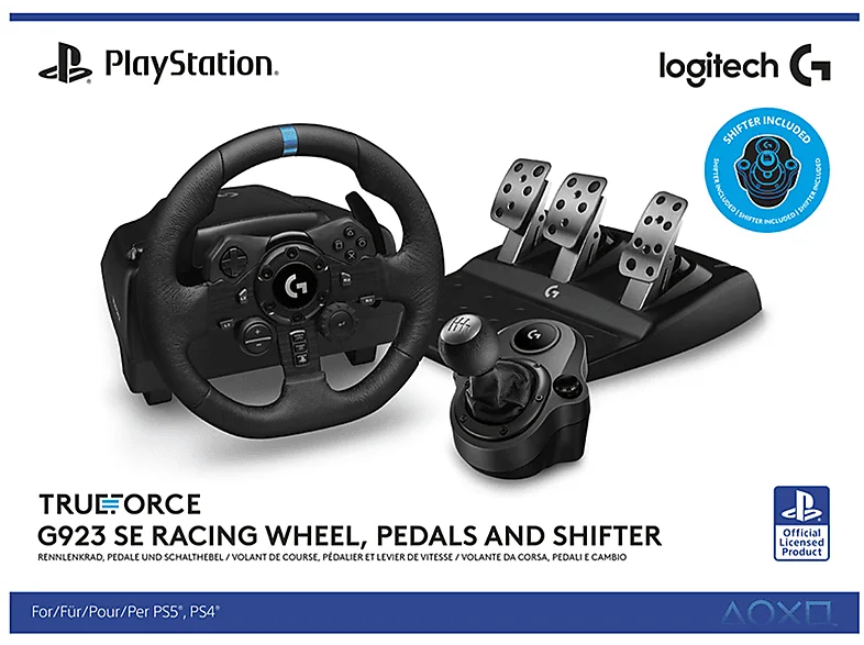 Logitech G923 SE Kit da corsa con volante e pedali