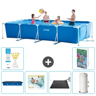 Intex Piscina Con Struttura Rettangolare