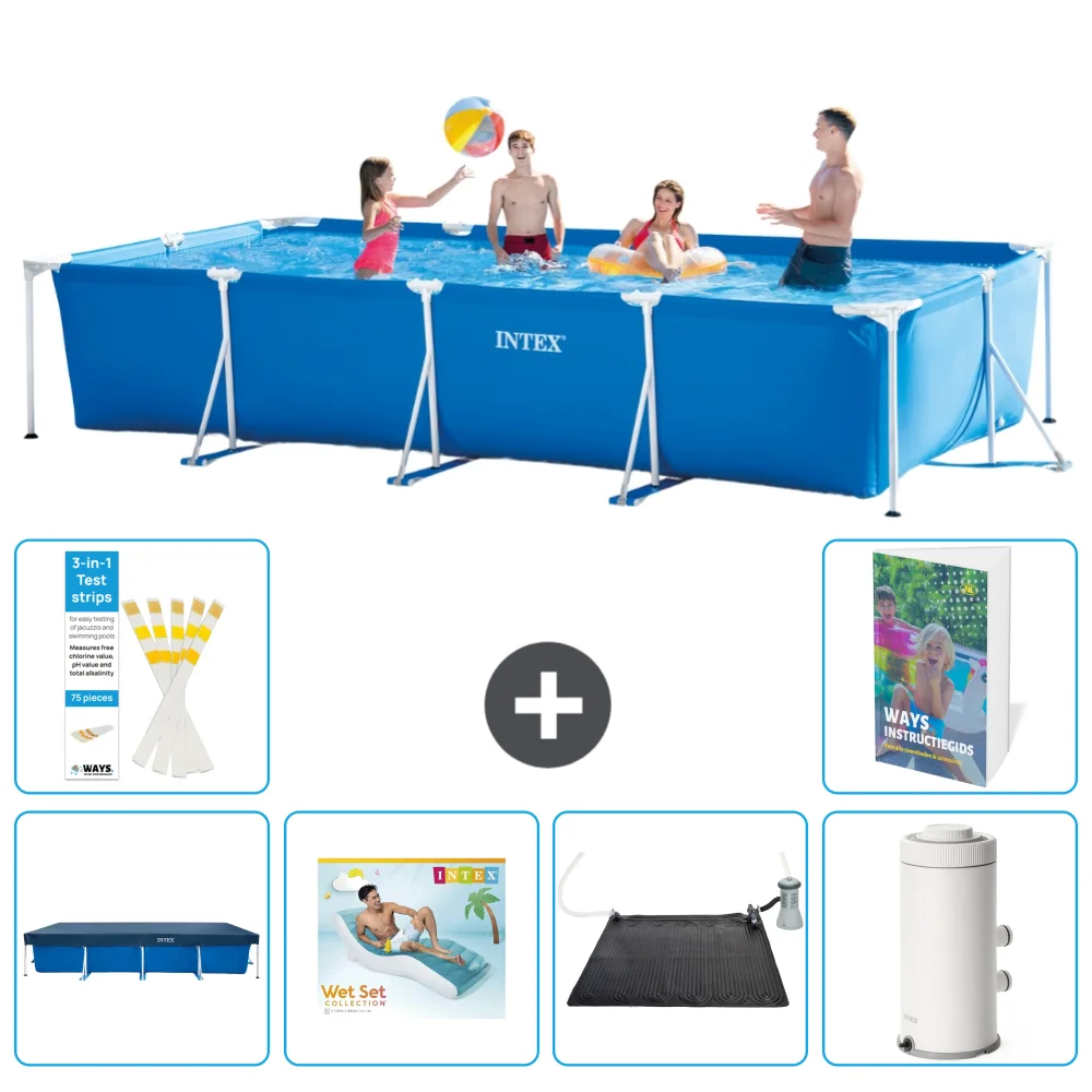 Intex Piscina Con Struttura Rettangolare