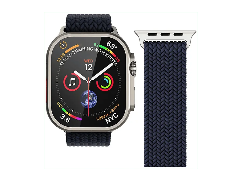 Cinturino Apple W Woven Loop Blu
