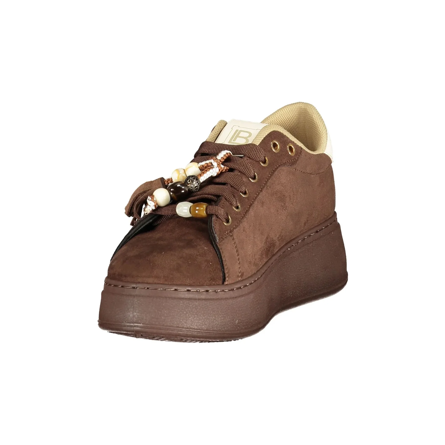 Laura Biagiotti Sneakers Donna Marroni Logo - vista 3