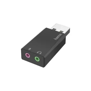 Hama scheda audio USB con jack cuffie e microfono