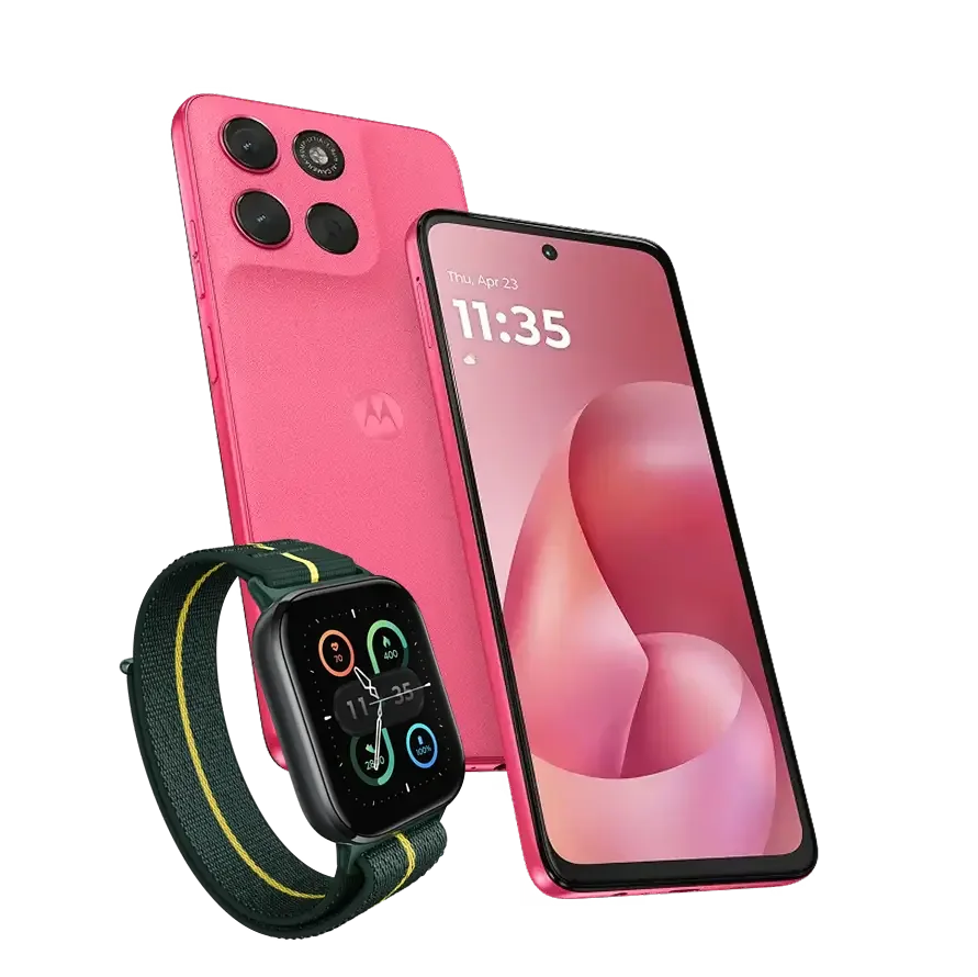 Lenovo moto g57 power - PANTONE Pink Lemonade - vista 2