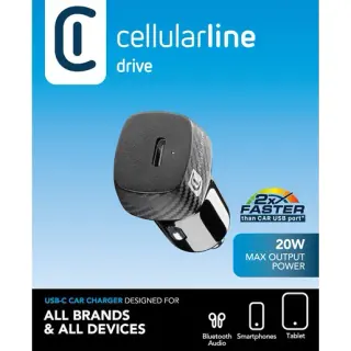 Caricabatterie da auto Cellularline Car Power 20W