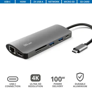 Trust Dalyx 7-in-1 USB-C Hub