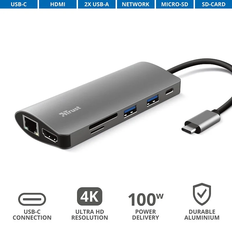Trust Dalyx 7-in-1 USB-C Hub