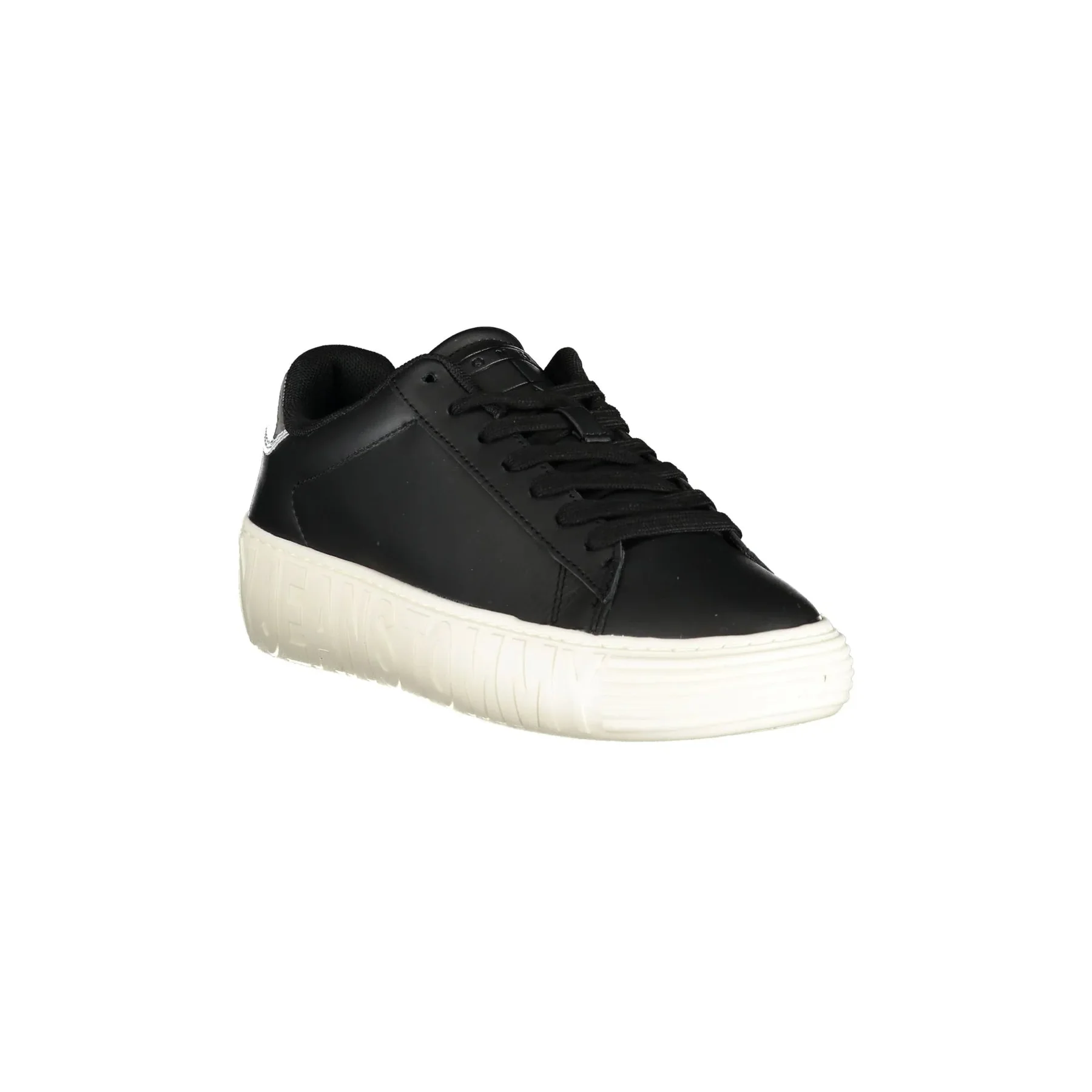 TOMMY HILFIGER Scarpe Sneakers Donna Nere con Dettagli Logo - vista 2
