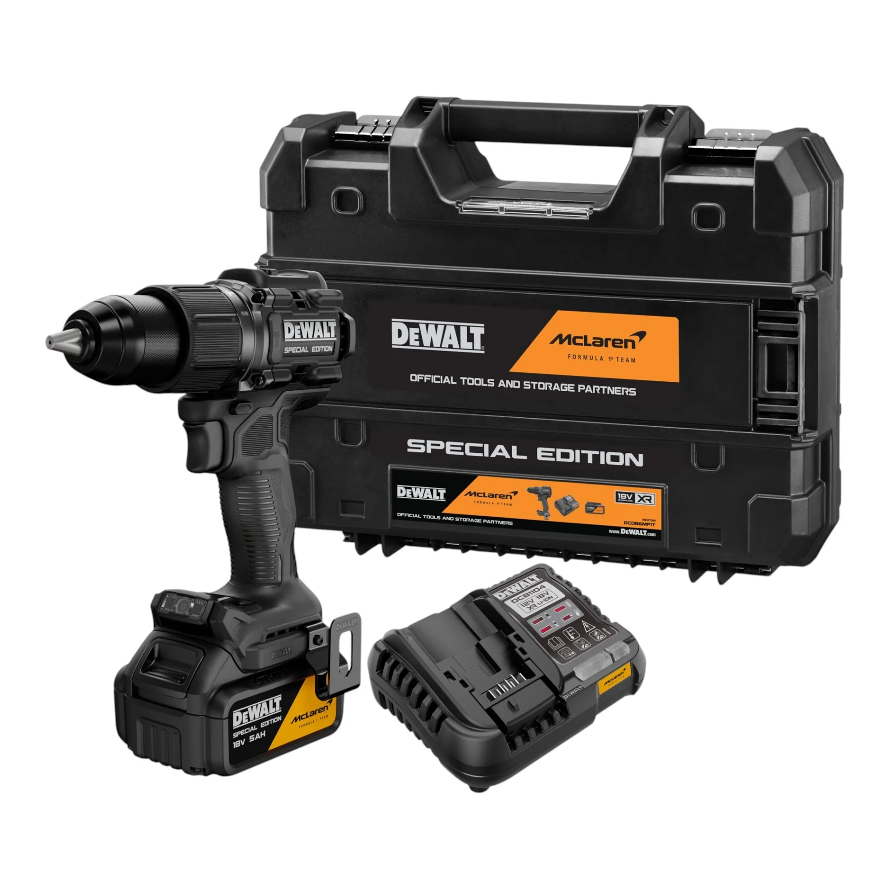 Trapano A Percussione A Batteria Dewalt X McLaren F1 Team DCD86MP1T