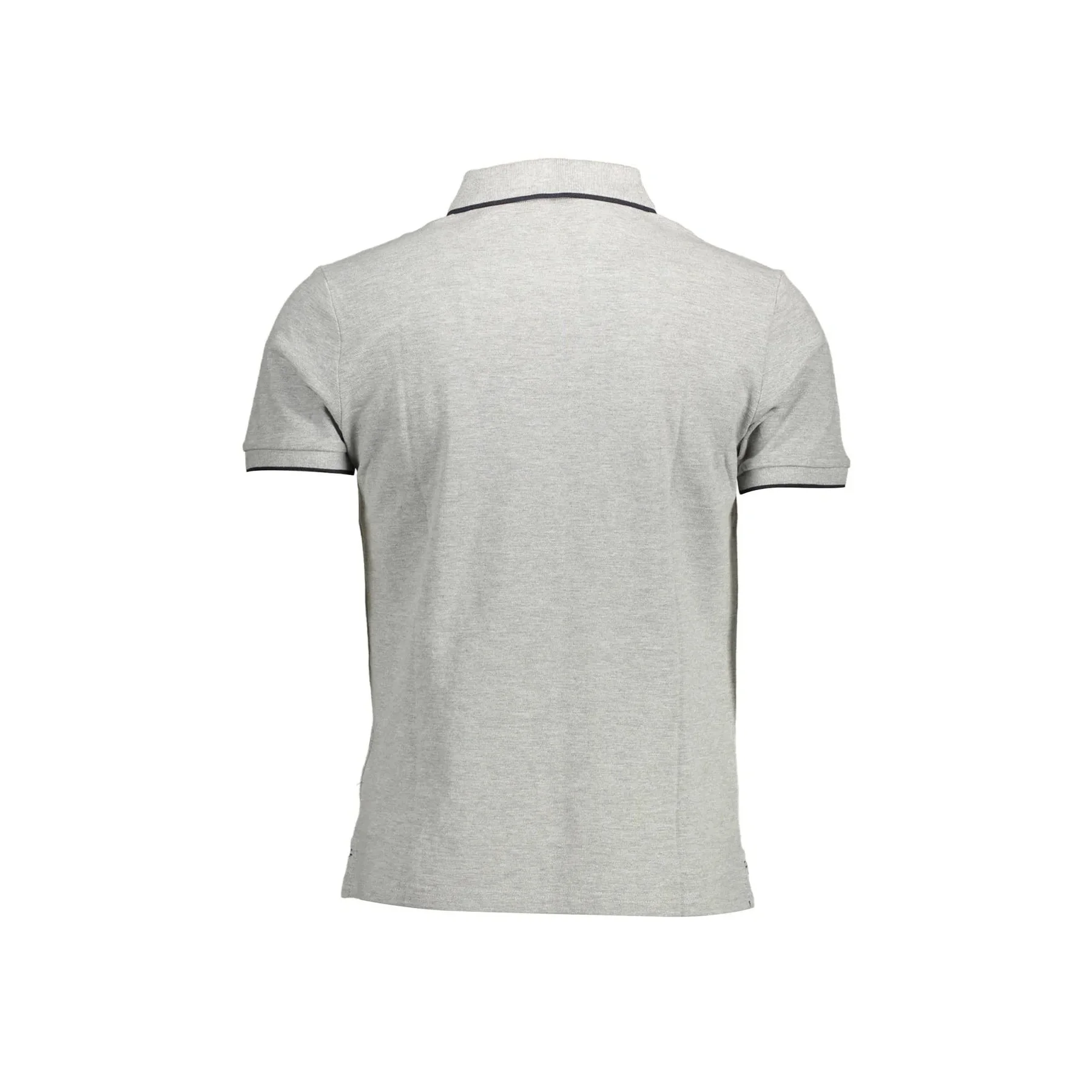 North Sails Polo Maniche Corte Uomo Grigia con Applicazione Logo