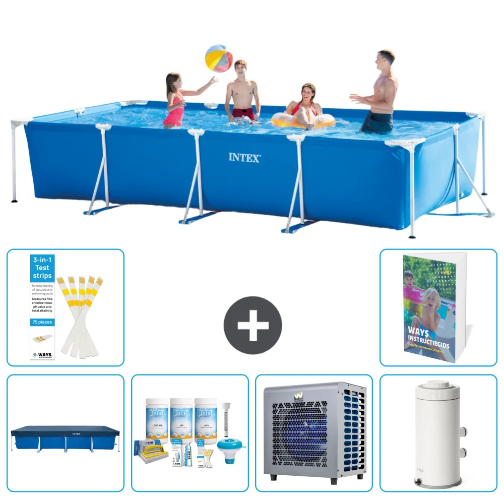 Intex Piscina Con Struttura Rettangolare