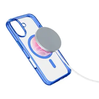 Cellularline Iconic Mag - Custodia trasparente per iPhone 16