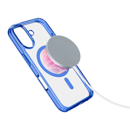 Cellularline Iconic Mag - Custodia trasparente per iPhone 16