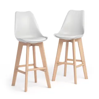 Sgabelli Greta in Stile Nordico - Set da 2